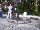 Lone Sailor installation